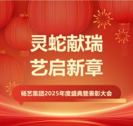 灵蛇献瑞 艺启新章 | 亿万先生集团2025年度盛典暨表彰大会